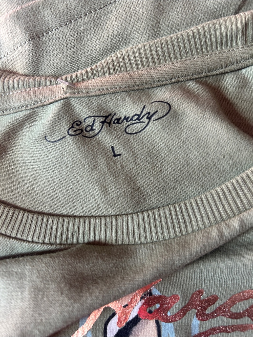 Y2K Ed Hardy Crop Top - Picture 5 of 5